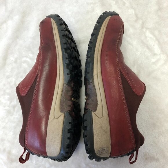 Merrell Polar Moc Red Leather Thinsulation Waterproof Slip On Loafers Size 8.5 - Picture 4 of 14